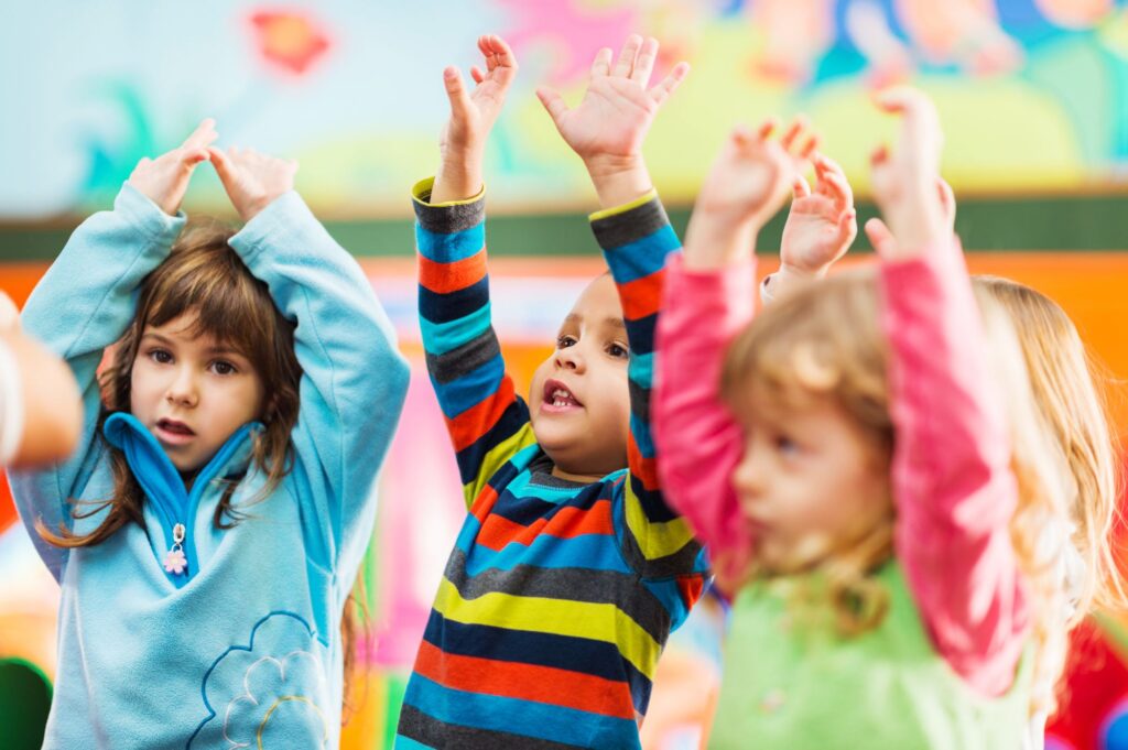Children dancing